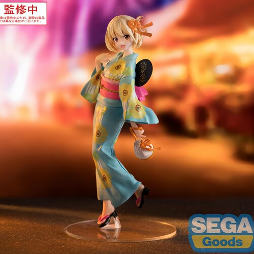 新品全款现货日正SEGA 莉可丽丝 锦木千束 井上泷奈 浴衣景品手办 - 图2