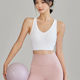 Sujetador deportivo con espalda sexy para mujer, entrenamiento a prueba de golpes, correr, fitness, chaleco de verano para pilates y yoga