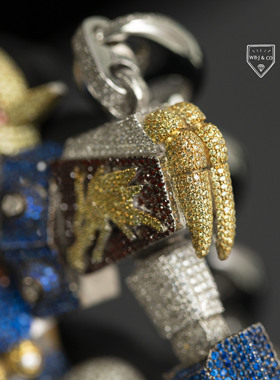 wbj定制珠宝马思唯神龙满钻