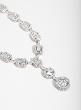 WBJ定制珠宝宝石项链银通用项链