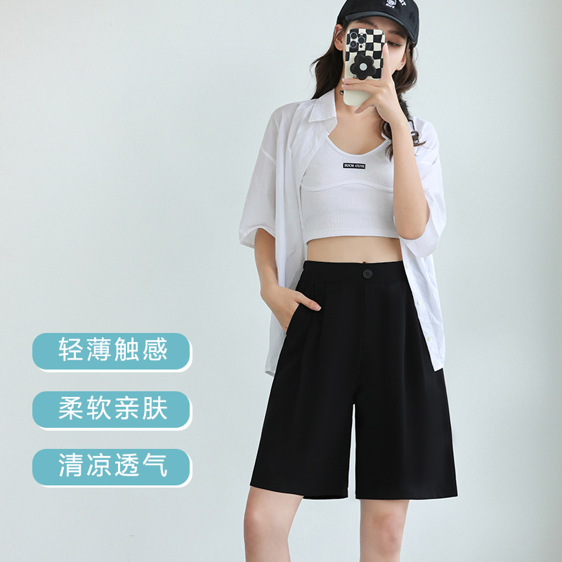 2022新款西装夏季宽松休闲显瘦短裤 享慕休闲裤