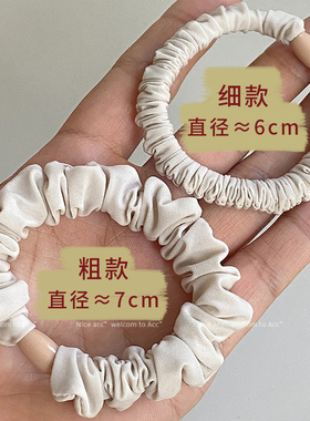 发绳牛奶丝日韩chic顺滑
