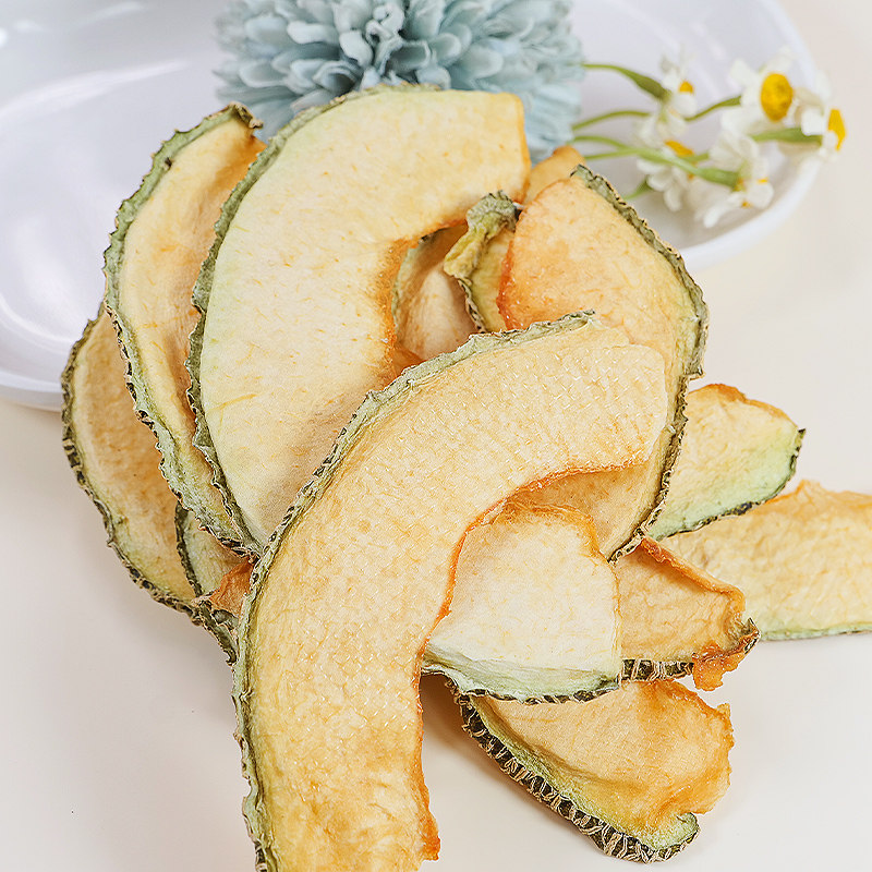 烘干哈密瓜干甜瓜脆蜜瓜水果片水果果干干果果肉烘焙装饰商用零食 - 图1