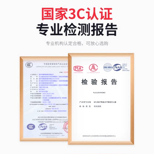 火焰战士2026新款车载干粉灭火器家用国标水基型私家车专用3C认证 - 图3