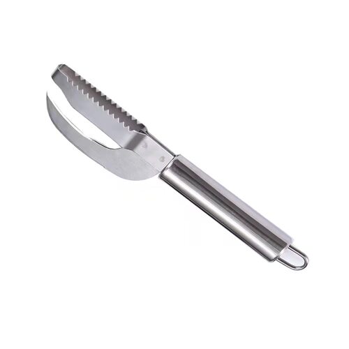 杀鱼刀专用刀不锈钢剖鱼杀鱼神器鱼鳞刨刮鳞器杀鱼工具打鳞刮鳞器 - 图3
