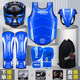 A complete set of practical Sanda protective gear-face mask for children and adults