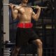 Four-layer cowhide fitness belt comes with belt bag