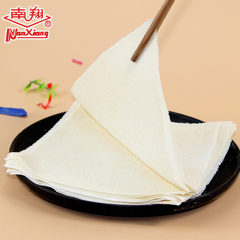 南翔春卷皮200克x4袋100张三丝春卷薄饼皮油炸速冻家用半成品面皮,淘宝优惠券,粉丝福利购,淘宝优惠卷