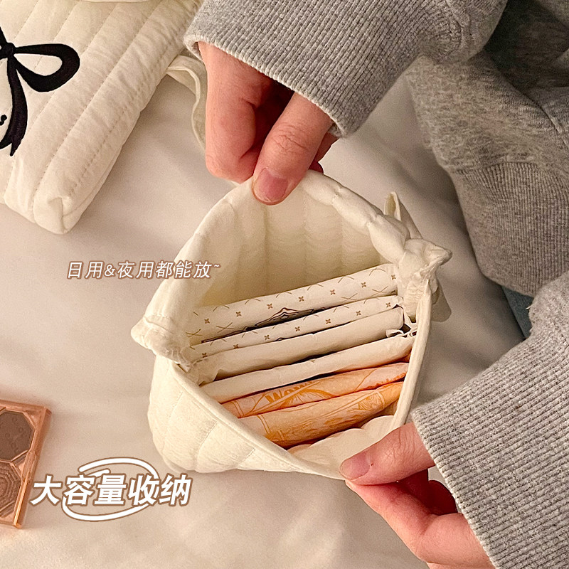 ins放姨妈卫生巾收纳包学生便携小型高颜值大容量棉条袋月事小包,淘宝优惠券,粉丝福利购,淘宝优惠卷