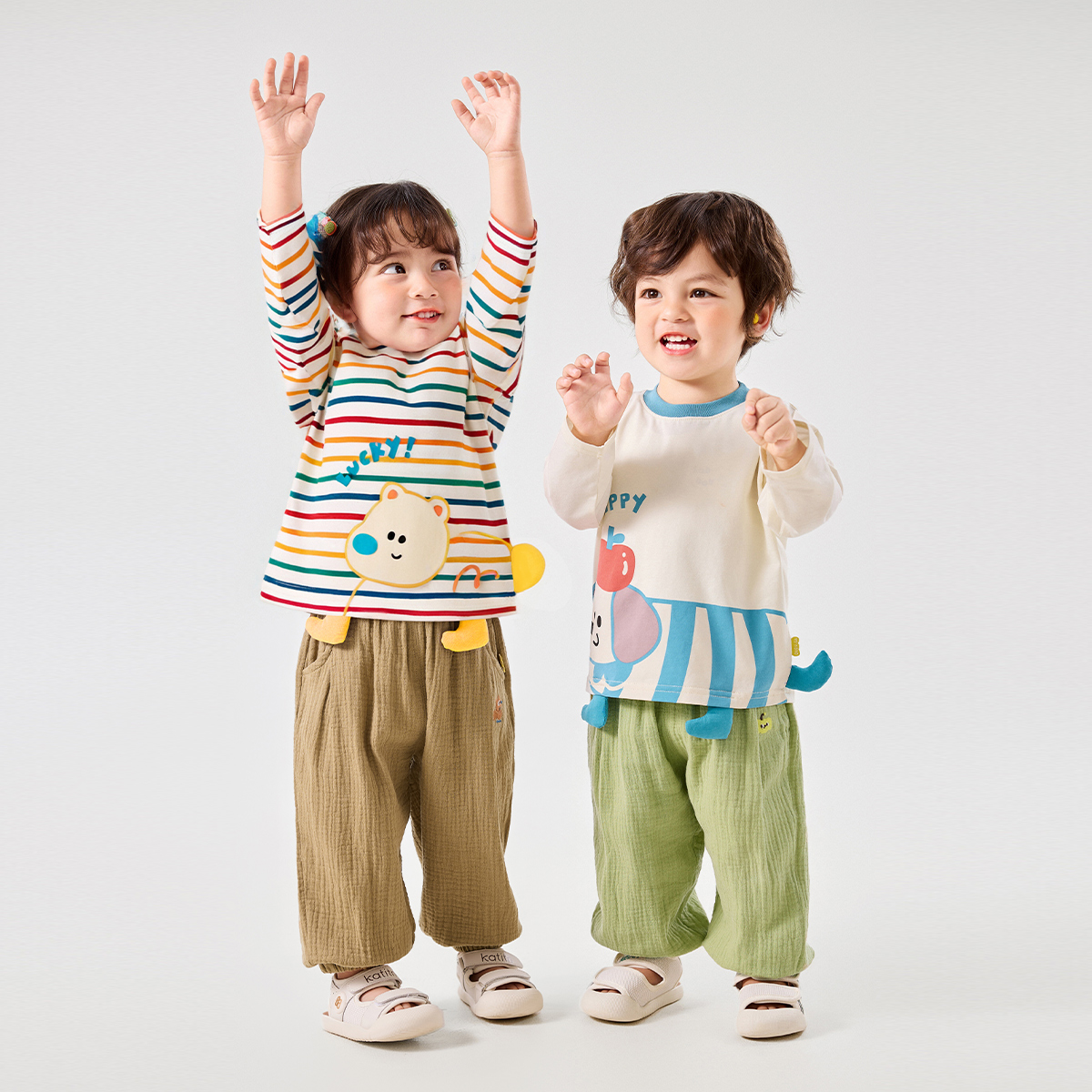 嘟嘟家宝宝抑菌长袖T恤