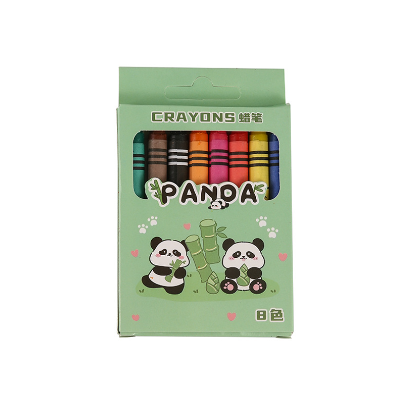 Children's crayon non-toxic non-dirty hand color painting brush kindergarten oil pastel 8 colors primary school student stationery small gift
