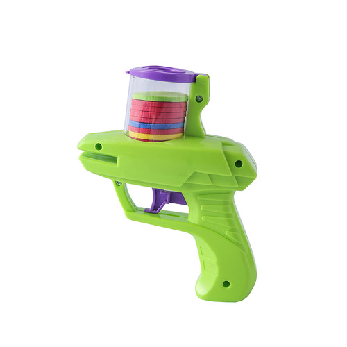 儿童软弹枪玩具萝卜枪飞盘飞碟连发弹射手枪萝卜刀男女孩益智摆摊 - 图3