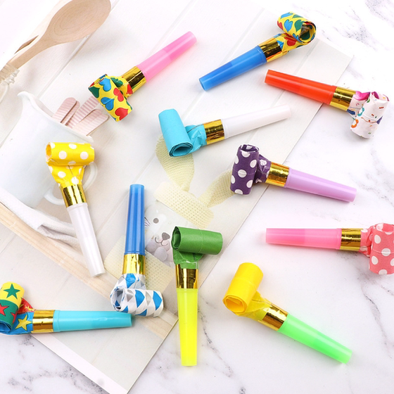 Children's school toy whistle party to cheer up the festival