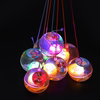 Glowing bouncy ball flashing crystal ball with rope jumping ball