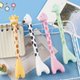 Cute cartoon super cute animal shape can stand up gel pen high-looking students easy to write quick-drying black brush question pen