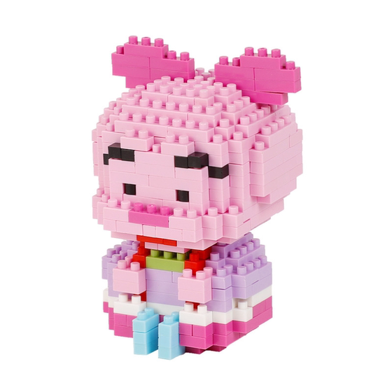 Cartoon assembled building blocks DIY gifts kindergarten toys