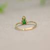 Myanmar natural grade A jade gourd ring