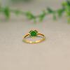 Myanmar natural grade A jadeite Ruyi head ring