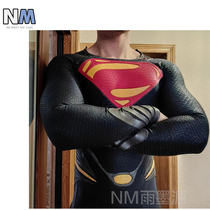 (NM Rain Ink Source) High order Superman Cartoon Clothing Solid Silk Print Tailor-made