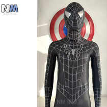 (NM rain and ink source) Upgrade high-end custom-made full three-dimensional silk print Black Toby tailor-made to Spider-Man tailor-made