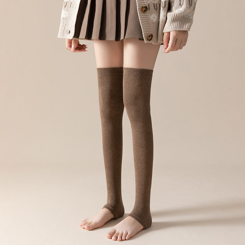 长筒袜女过膝袜套秋冬季保暖显瘦空调房护腿套棉袜加厚护膝长袜子,淘宝优惠券,粉丝福利购,淘宝优惠卷