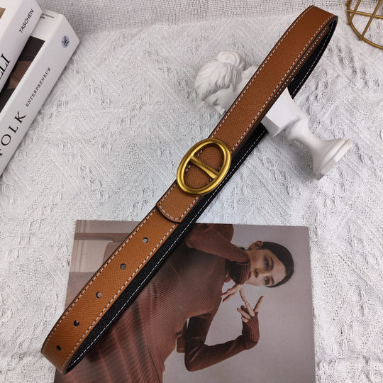 皮带女真皮装饰配毛衣西装牛仔裤两面用牛皮腰带配饰2025新款百搭