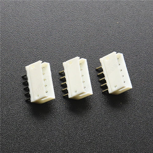 ZH1.5MM直针插座 2P3P4P5P6P7P8P9P10P11P12P白色针座ZH1.5连接器 - 图1