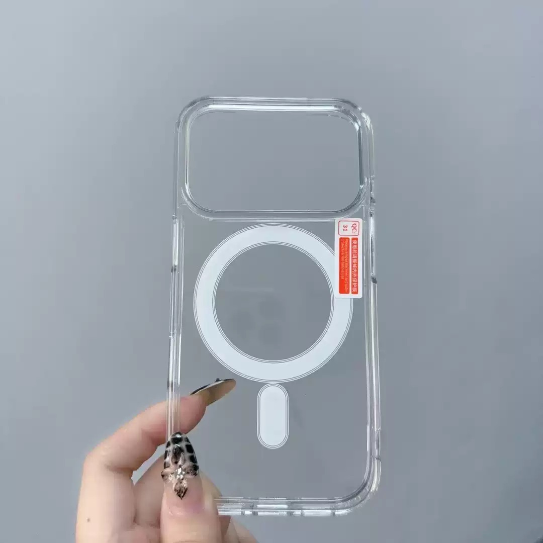 透明壳适用苹果17promaxAIR手防壳官网透明动画苹果MagSafe磁吸iPhone保护套 - 图1