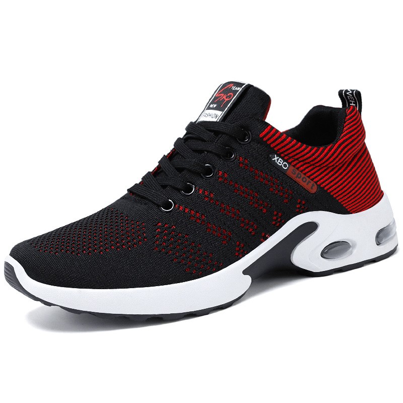 Mens Black Sports Shoes lace-up running casual sneakers men-图3