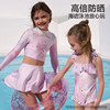 Girls Frozen Series IP One-piece Swimsuit Set