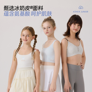 爱慕少女奶皮衣初中生文胸库洛米大耳狗IP款发育内衣中长背心凉感
