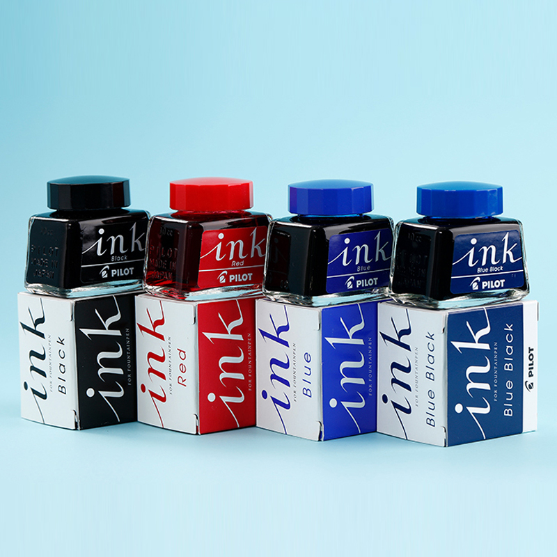 日本PILOT百乐INK-30墨水不堵笔非碳素钢笔水30ml/70ml/350ml黑蓝红蓝黑色墨水78G/笑脸/贵妃/88G钢笔适用 - 图2