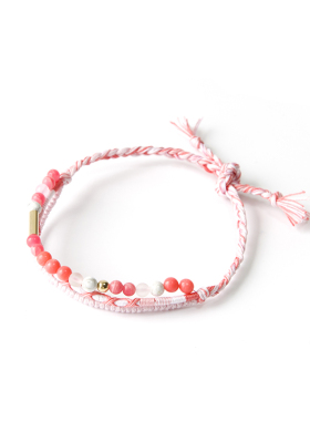 手工编织叠戴多层幸运许愿手绳