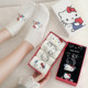 Gift box KT cat boat socks pure cotton boneless