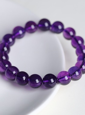 薰衣草梦幻水晶女手链乌拉圭手串