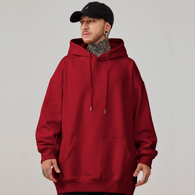 2023过新年帽衫简约纯色宽松男卫衣 摩严服饰卫衣