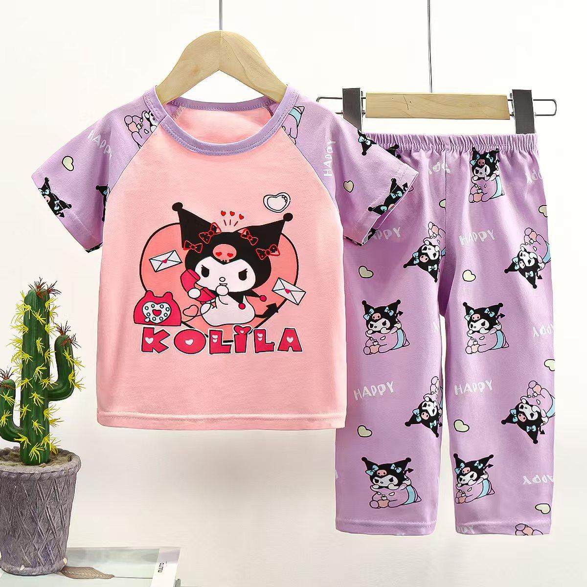 【三折专区】品牌撤柜特价清仓夏季中大童短袖长裤家居睡衣裤套装,淘宝优惠券,粉丝福利购,淘宝优惠卷