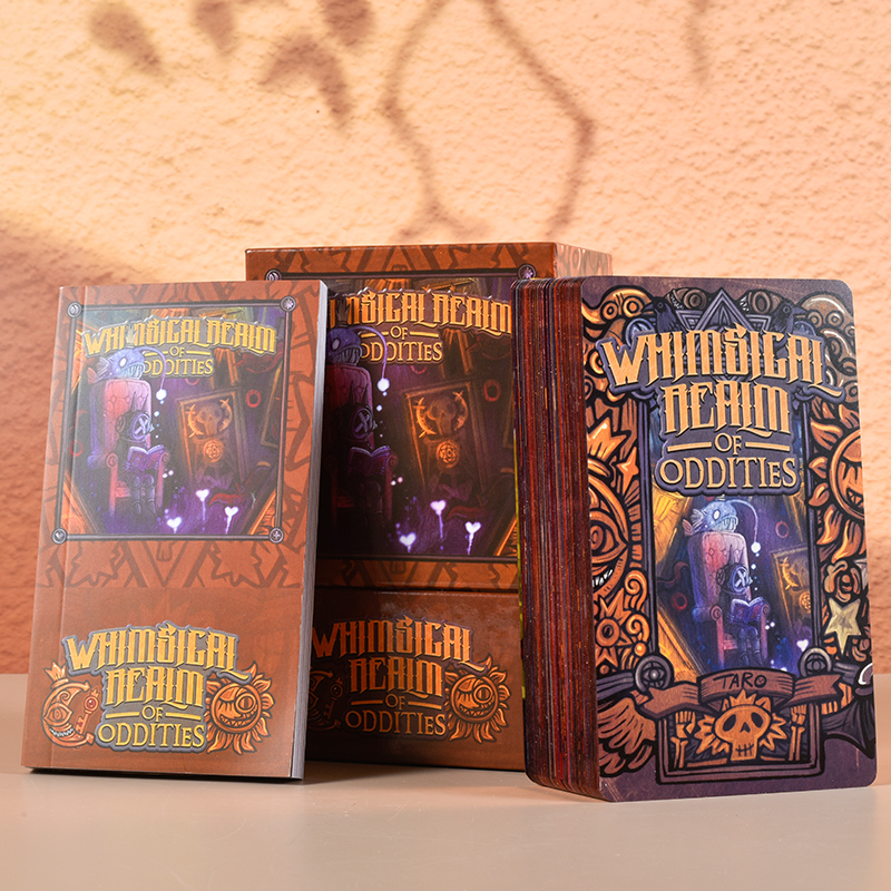 正版原创古古怪怪大世界塔罗牌Tarot初学者韦特经典解读桌游卡牌 - 图3
