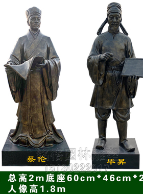 春秋时期齐国政治家管仲雕塑仿铜管仲雕像战国时期诗人屈原雕塑像