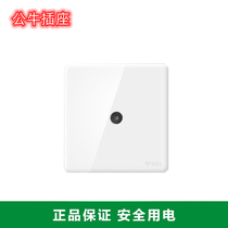 Bull Big Panel Switch Concealed Wall TV Jack Closed-circuit Cable TV Socket Wall Panel G28T103