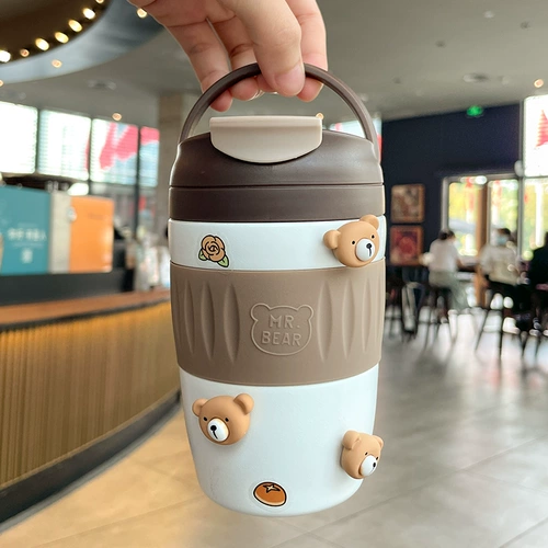 Милая трубочка, высококачественный портативный стакан со стаканом подходит для мужчин и женщин, 2022