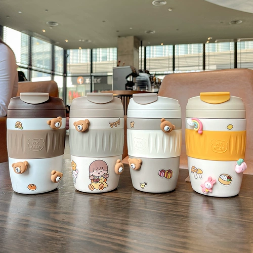 Милая трубочка, высококачественный портативный стакан со стаканом подходит для мужчин и женщин, 2022