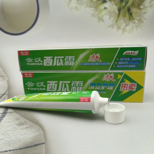 云汉西瓜霜中草药牙膏180g特制洁白牙齿广西桂林清洁口腔男女通用 - 图1