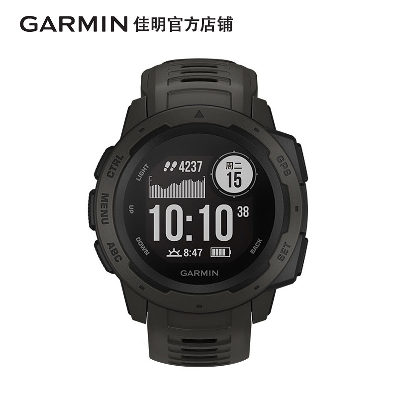 Garmin佳明本能instinct2/2X户外GPS跑步骑行游泳防水登山太阳能充电智能运动手表官方正品旗舰男女款-图3