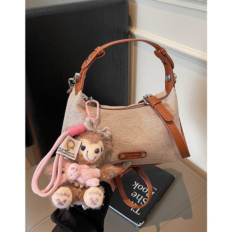 小众复古手提包包女式2025新款夏季单肩斜挎包休闲百搭爆款饺子包,淘宝优惠券,粉丝福利购,淘宝优惠卷