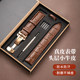 Genuine leather watch strap, unisex, cowhide strap, pin buckle, butterfly buckle, wear-resistant, non-shedding, breathable, waterproof, first-layer leather