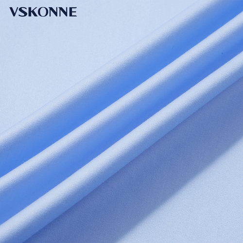【免烫】VSKONNE威斯康尼男长袖衬衫多色00%棉200支通勤休闲衬 - 图3
