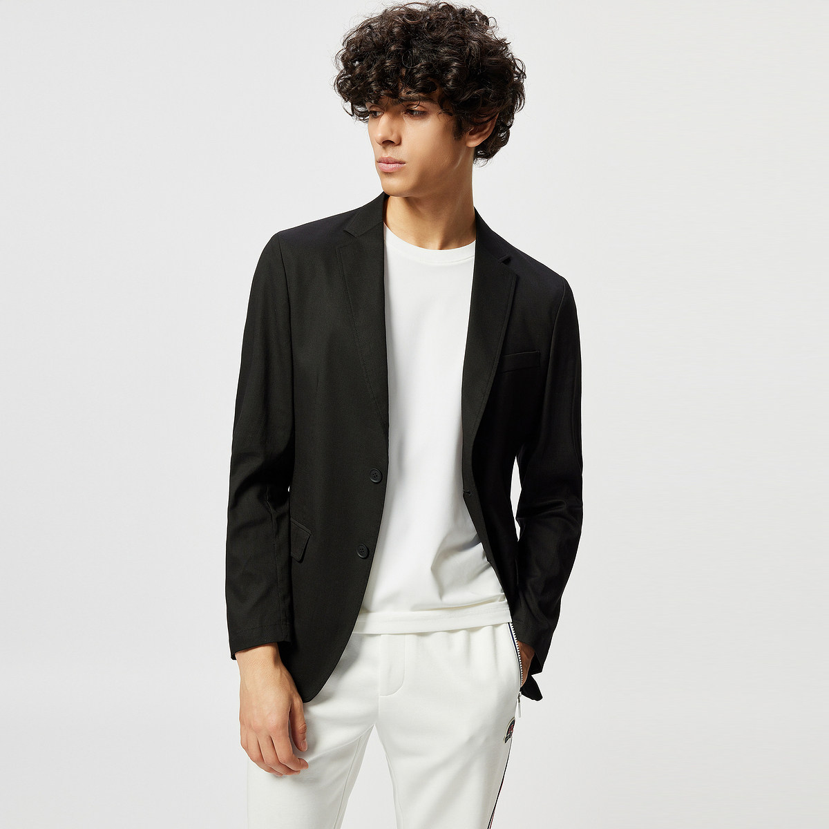 CNC男装25春夏新款品牌轻薄透气苎麻轻薄透气西服外套男,淘宝优惠券,粉丝福利购,淘宝优惠卷