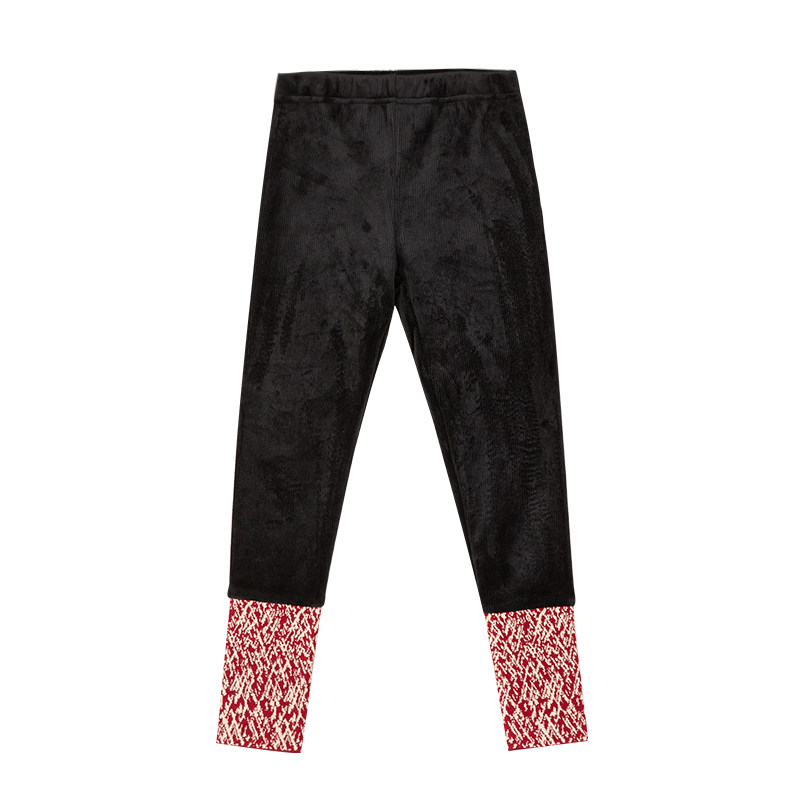 LittleNaive儿童打底裤秋冬新款修身外穿保暖裤子女童加绒休闲裤,淘宝优惠券,粉丝福利购,淘宝优惠卷