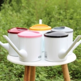 Садовые принадлежности экологически чистые, прочная смола заливая цветочный горшок, длинный рот, посыпать цветочный цветок зеленый горшок пластиковый разбрызгиватель